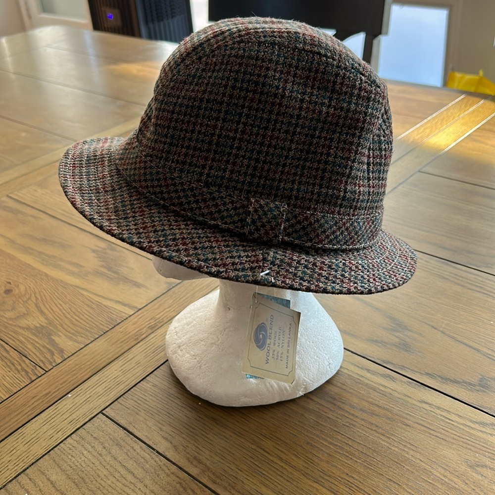 Men’s Scala houndstooth wool hat sizes M, L, XL